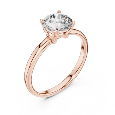 Lysandra 6.5 mm Diamond Ring