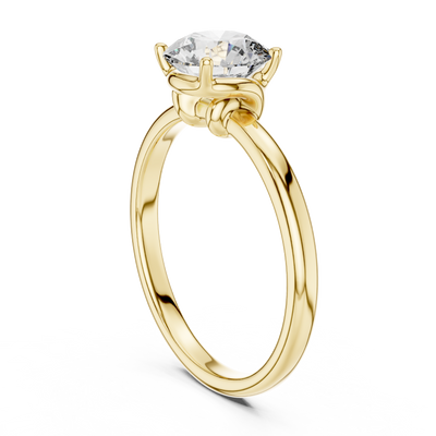Lysandra 6.5 mm Diamond Ring