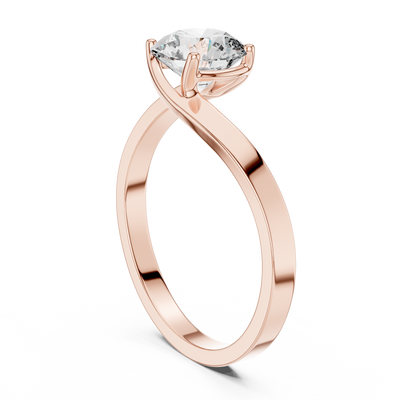 Elowyn 6.5 mm Diamond Ring