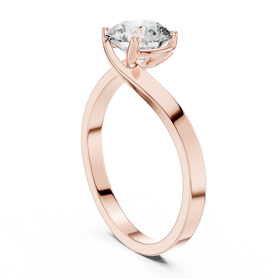 Elowyn 6.5 mm Diamond Ring