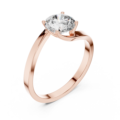 Elowyn 6.5 mm Diamond Ring