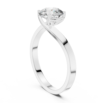 Elowyn 6.5 mm Diamond Ring
