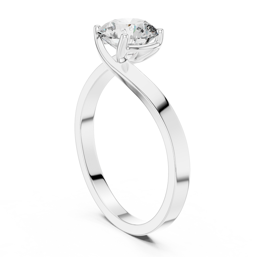 Elowyn 6.5 mm Diamond Ring