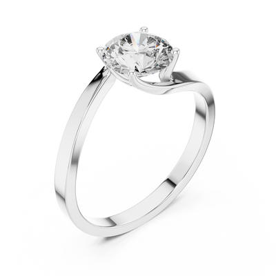 Elowyn 6.5 mm Diamond Ring
