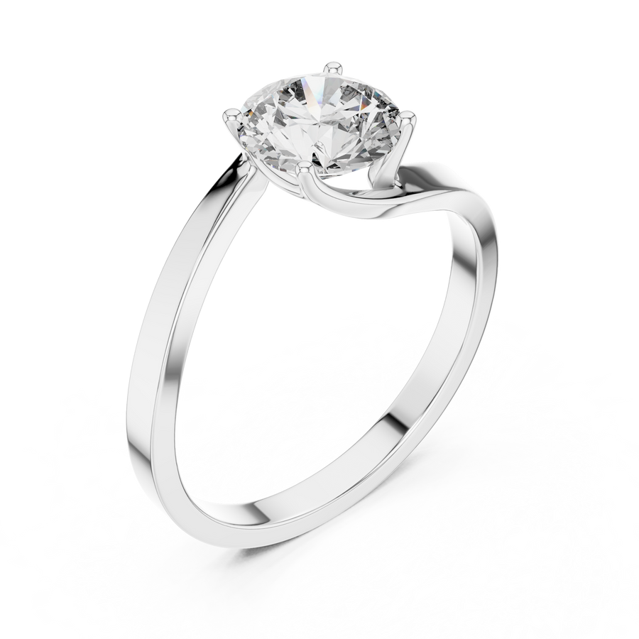 Elowyn 6.5 mm Diamond Ring