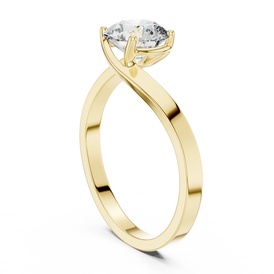Elowyn 6.5 mm Diamond Ring