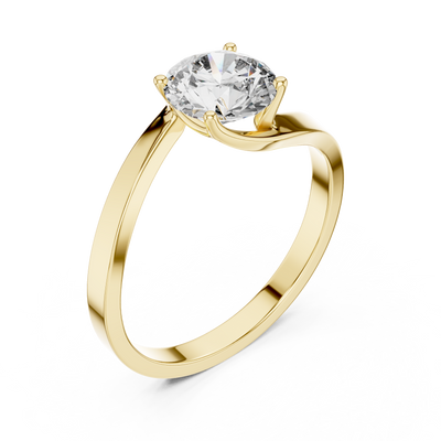 Elowyn 6.5 mm Diamond Ring