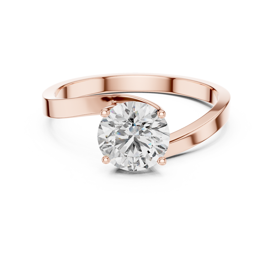 Elowyn 6.5 mm Diamond Ring