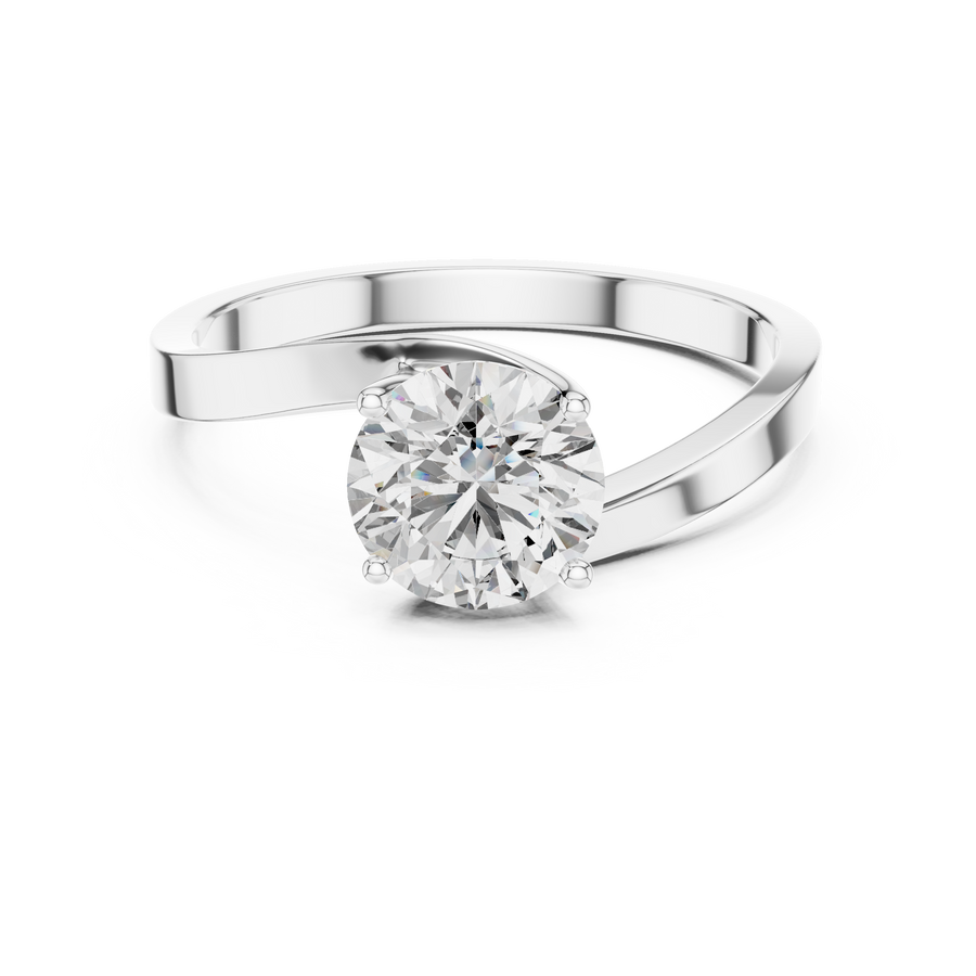 Elowyn 6.5 mm Diamond Ring