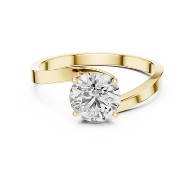 Elowyn 6.5 mm Diamond Ring