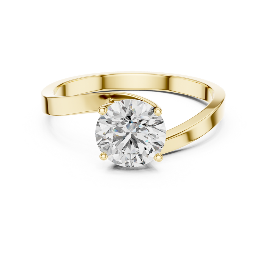 Elowyn 6.5 mm Diamond Ring