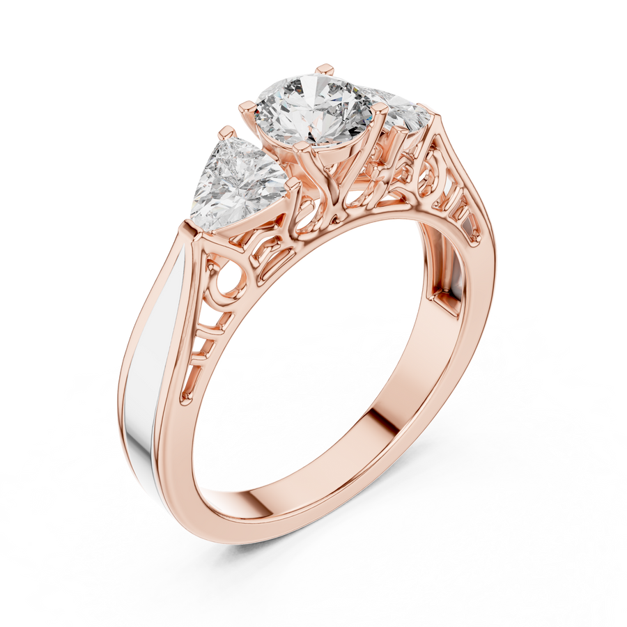 Cressida 5 mm Diamond Ring