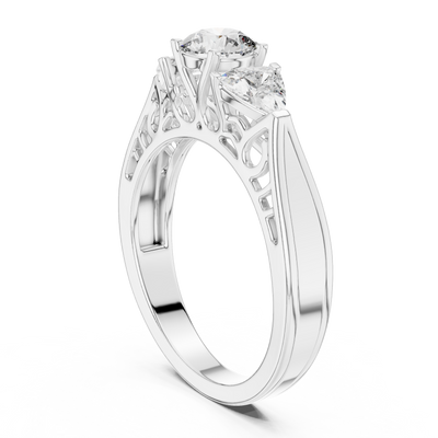 Cressida 5 mm Diamond Ring