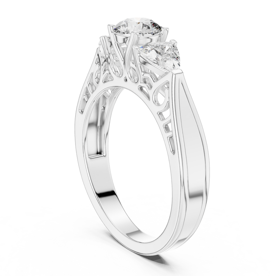 Cressida 5 mm Diamond Ring