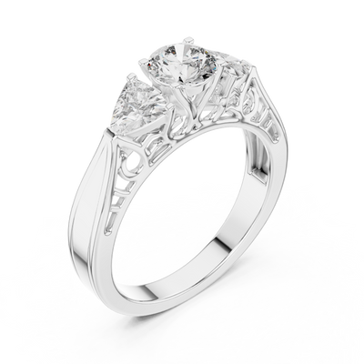 Cressida 5 mm Diamond Ring