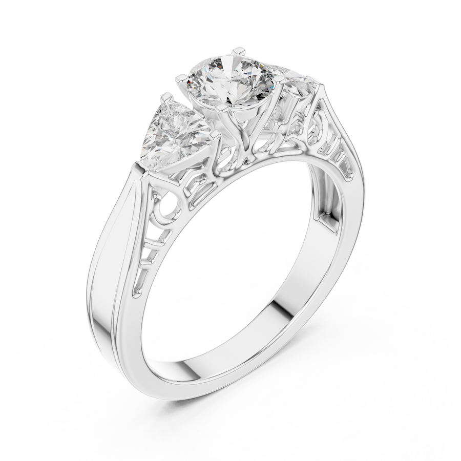 Cressida 5 mm Diamond Ring