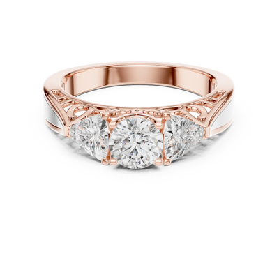 Cressida 5 mm Diamond Ring