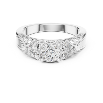 Cressida 5 mm Diamond Ring