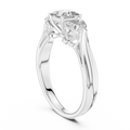 Cordelia 4.25 mm Princess & Heart Diamond Ring