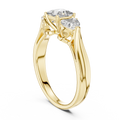 Cordelia 4.25 mm Princess & Heart Diamond Ring
