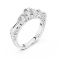 Anneliese 6 mm Oval & Pear Diamond Ring