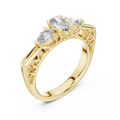 Anneliese 6 mm Oval & Pear Diamond Ring