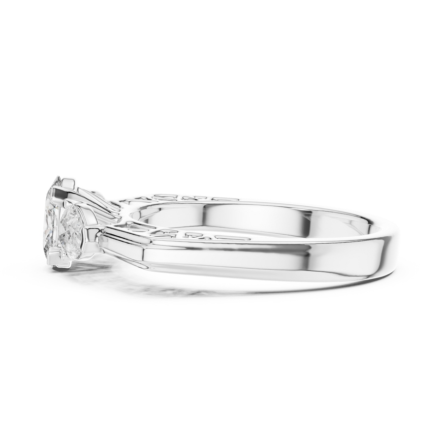Anneliese 6 mm Oval & Pear Diamond Ring