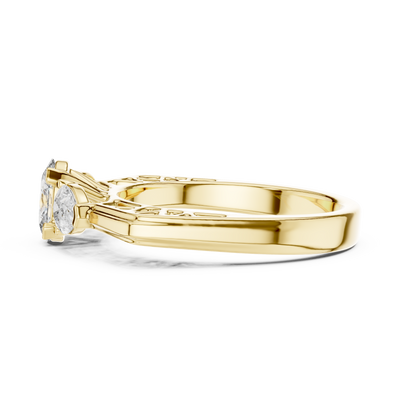 Anneliese 6 mm Oval & Pear Diamond Ring