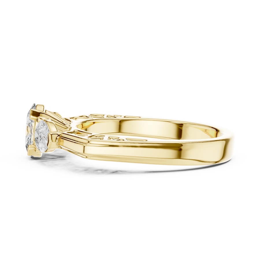 Anneliese 6 mm Oval & Pear Diamond Ring