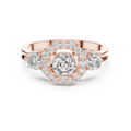 Genevieve 4.50 mm Diamond Ring