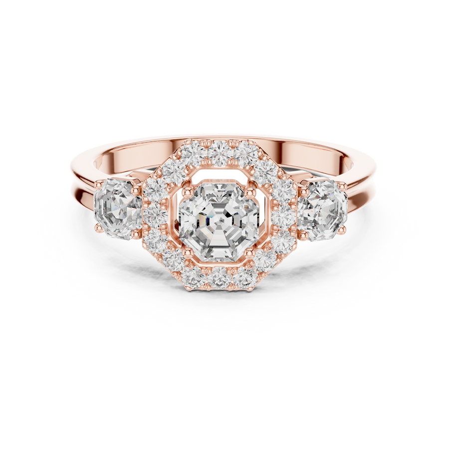 Genevieve 4.50 mm Diamond Ring