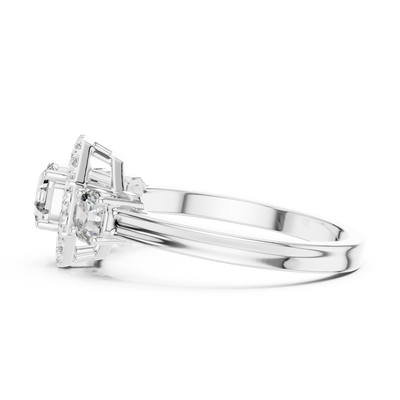 Genevieve 4.50 mm Diamond Ring