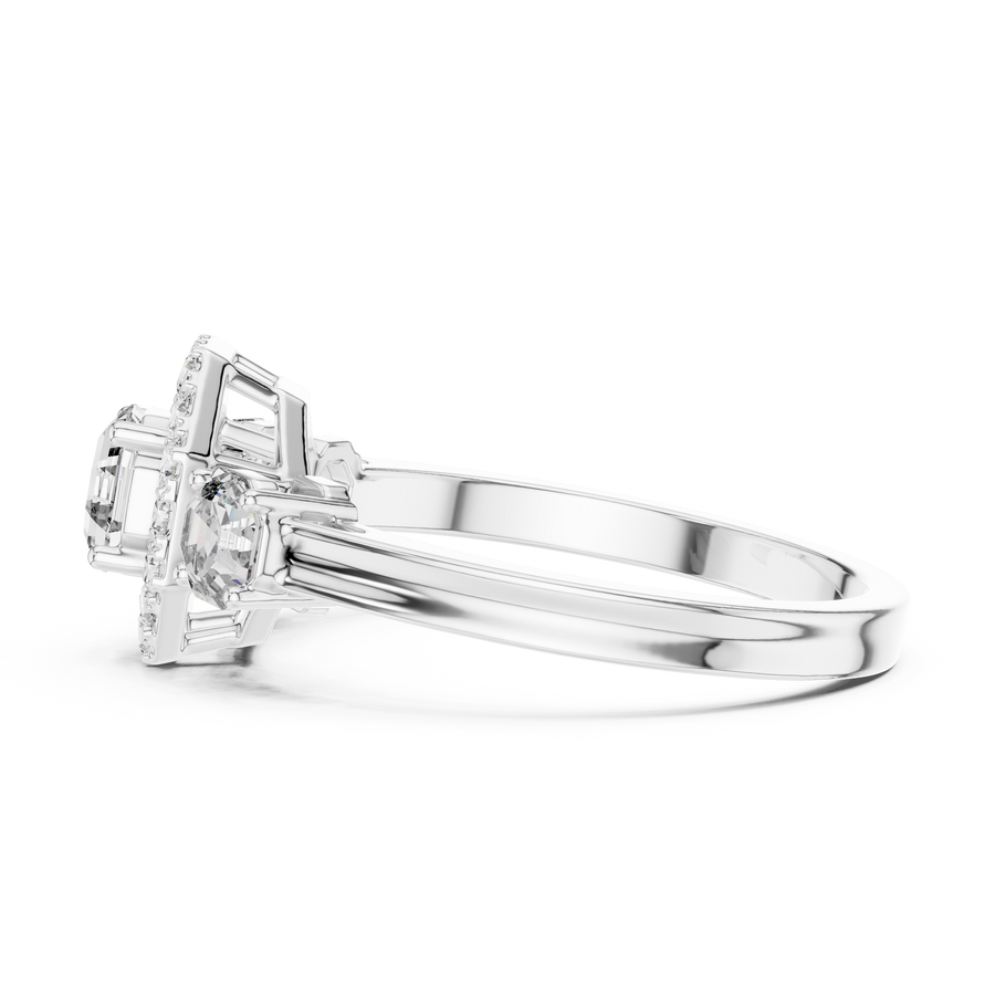 Genevieve 4.50 mm Diamond Ring