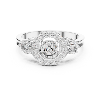 Genevieve 4.50 mm Diamond Ring