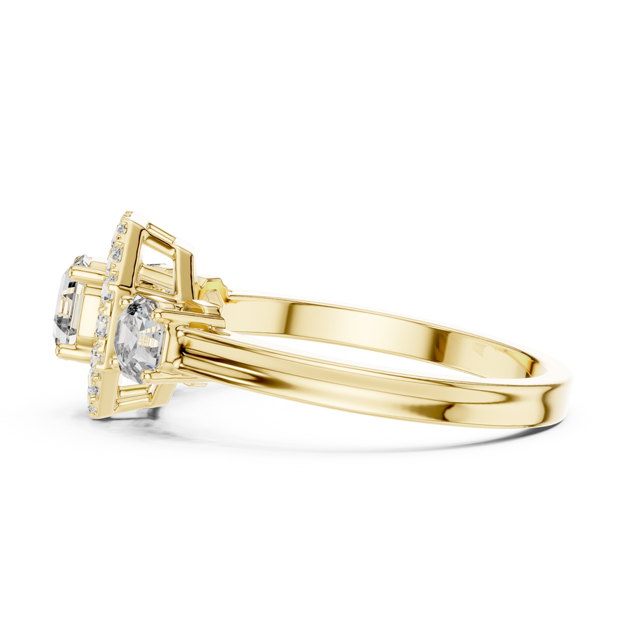 Genevieve 4.50 mm Diamond Ring