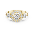 Genevieve 4.50 mm Diamond Ring