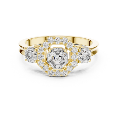 Genevieve 4.50 mm Diamond Ring
