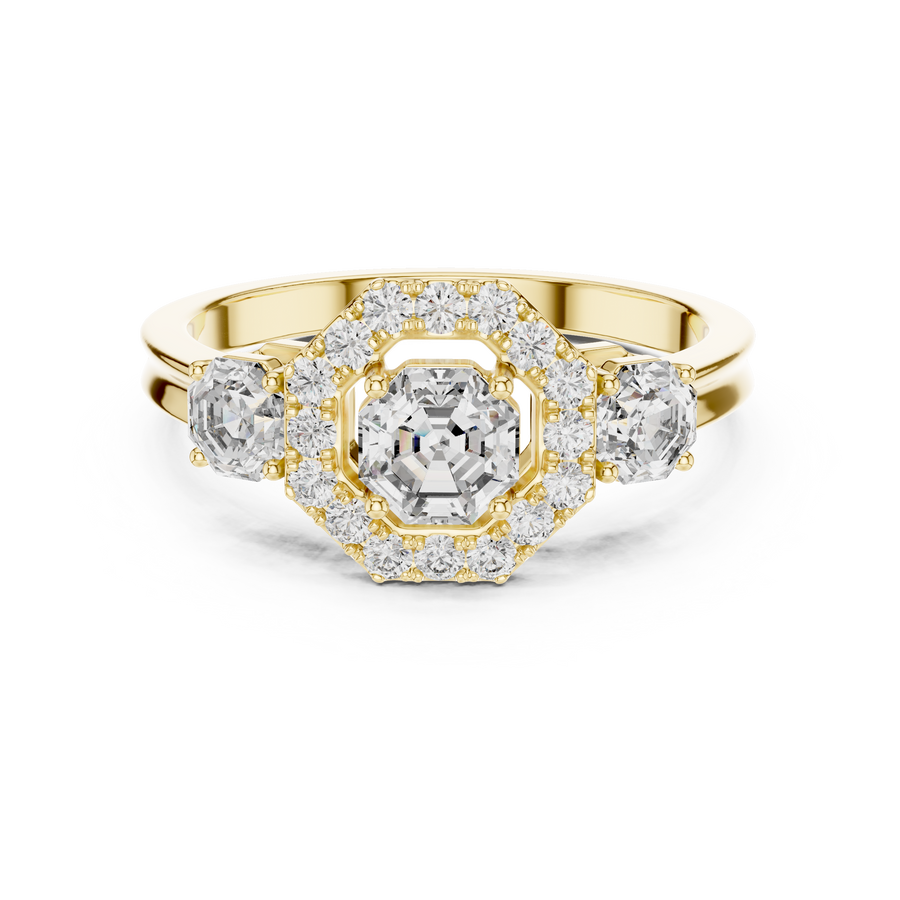 Genevieve 4.50 mm Diamond Ring