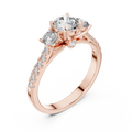 Seraphiel 5 mm Diamond Ring