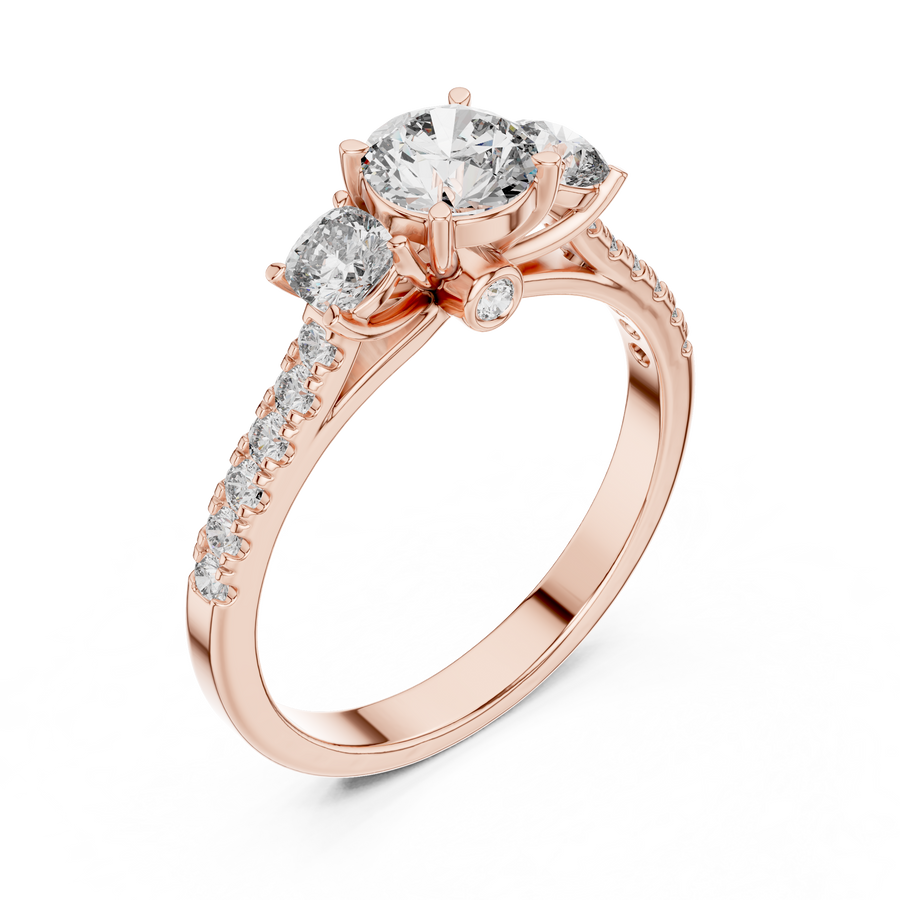 Seraphiel 5 mm Diamond Ring