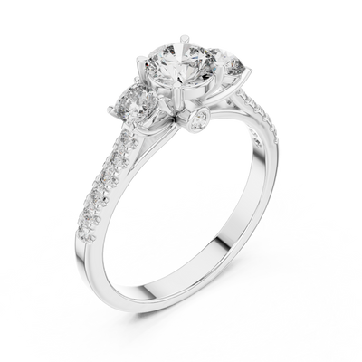 Seraphiel 5 mm Diamond Ring