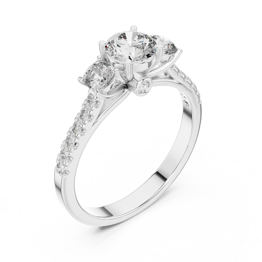 Seraphiel 5 mm Diamond Ring