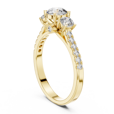 Seraphiel 5 mm Diamond Ring