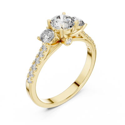 Seraphiel 5 mm Diamond Ring