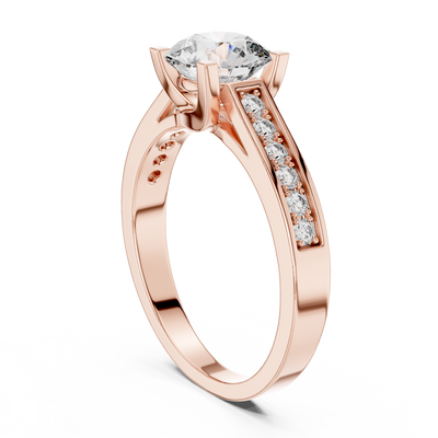Elsinore 6.5 mm Diamond Ring