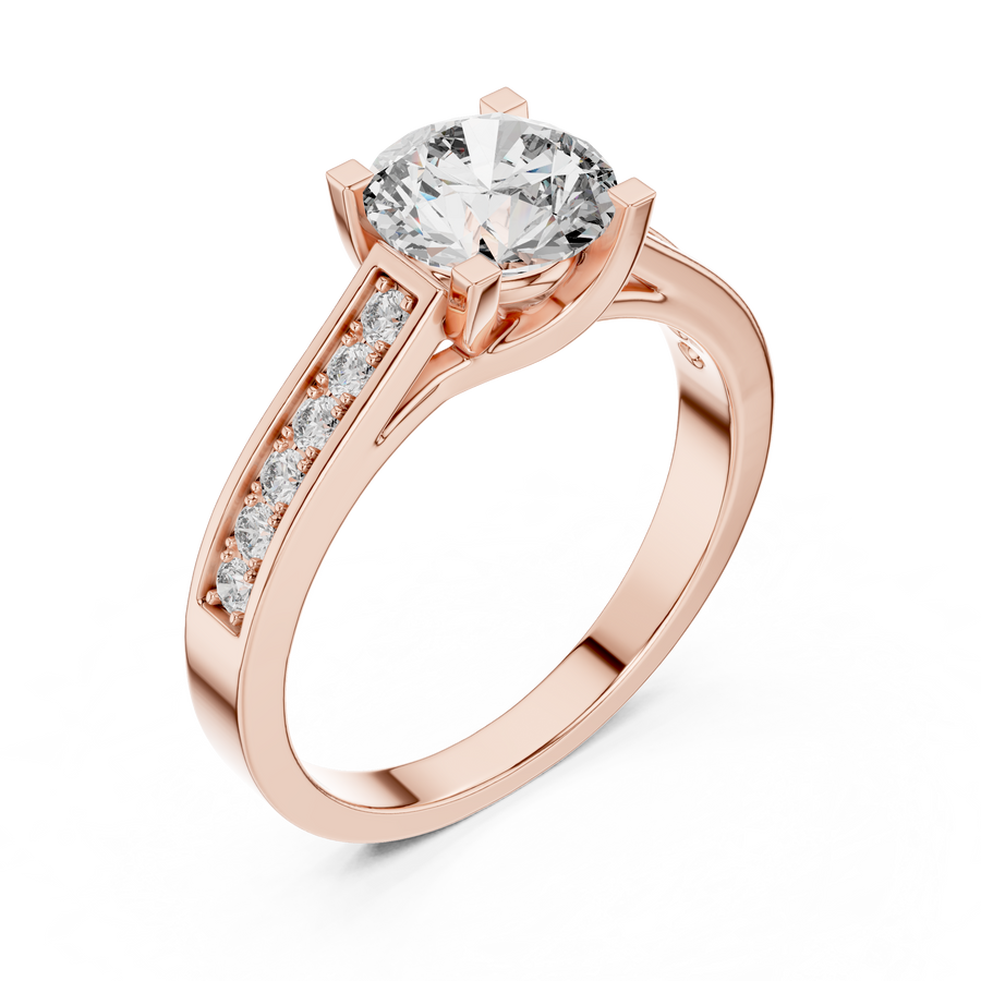 Elsinore 6.5 mm Diamond Ring