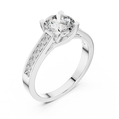 Elsinore 6.5 mm Diamond Ring