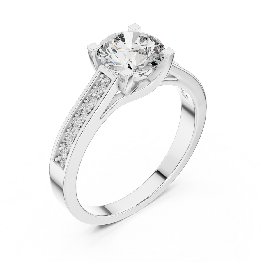 Elsinore 6.5 mm Diamond Ring