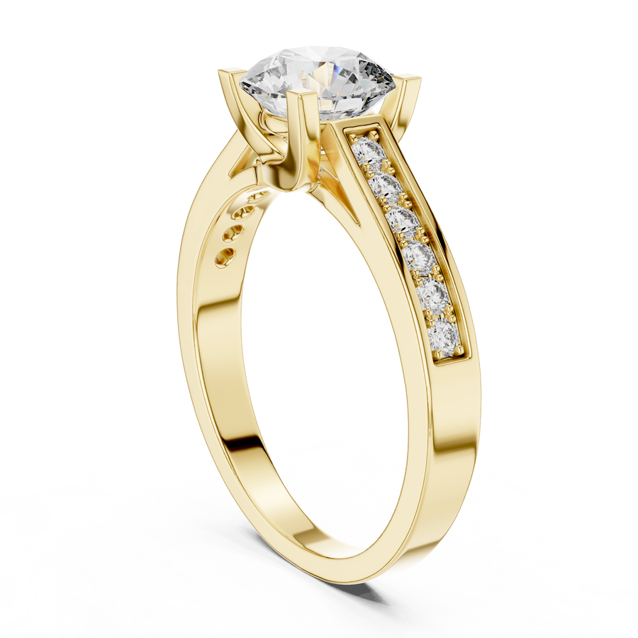 Elsinore 6.5 mm Diamond Ring