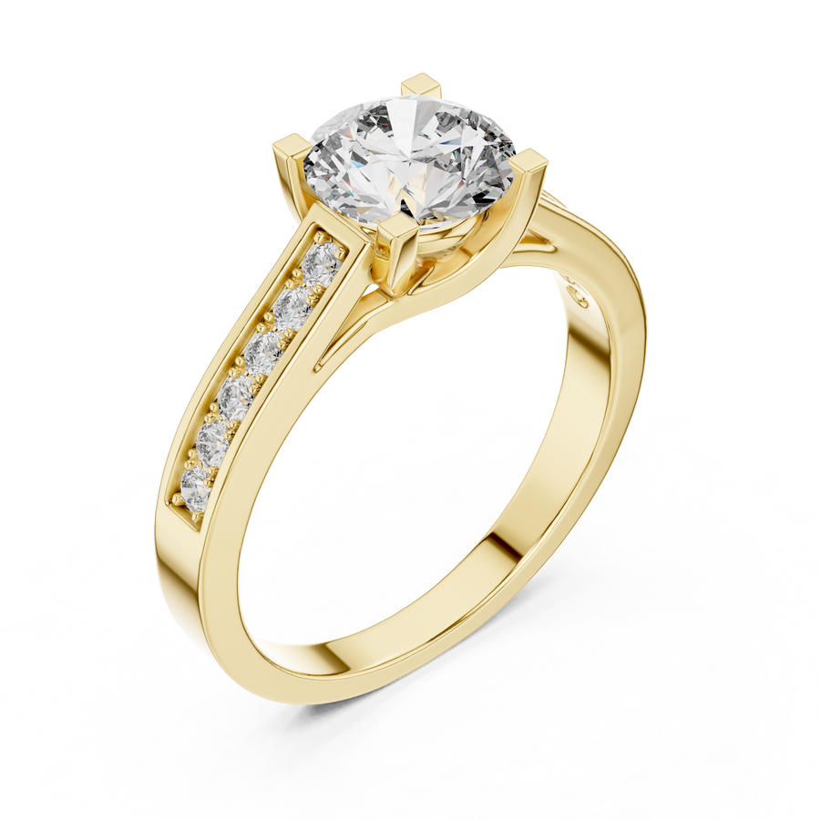 Elsinore 6.5 mm Diamond Ring